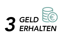 Schritt 3: Geld erhalten